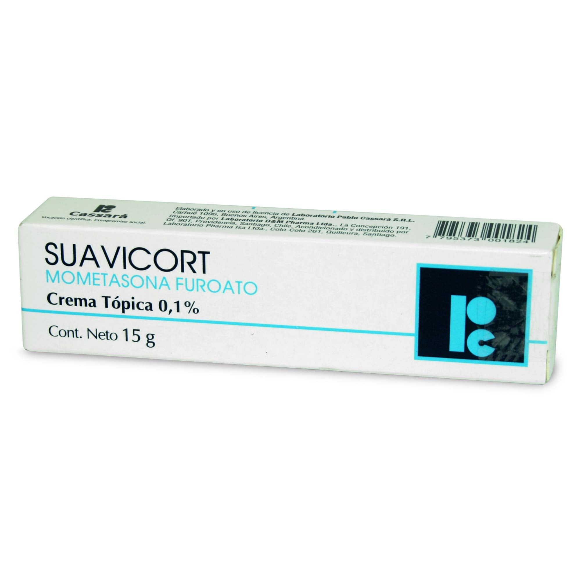 Suavicort Mometasona Furoato 0,1% Crema Tópica 15 gr