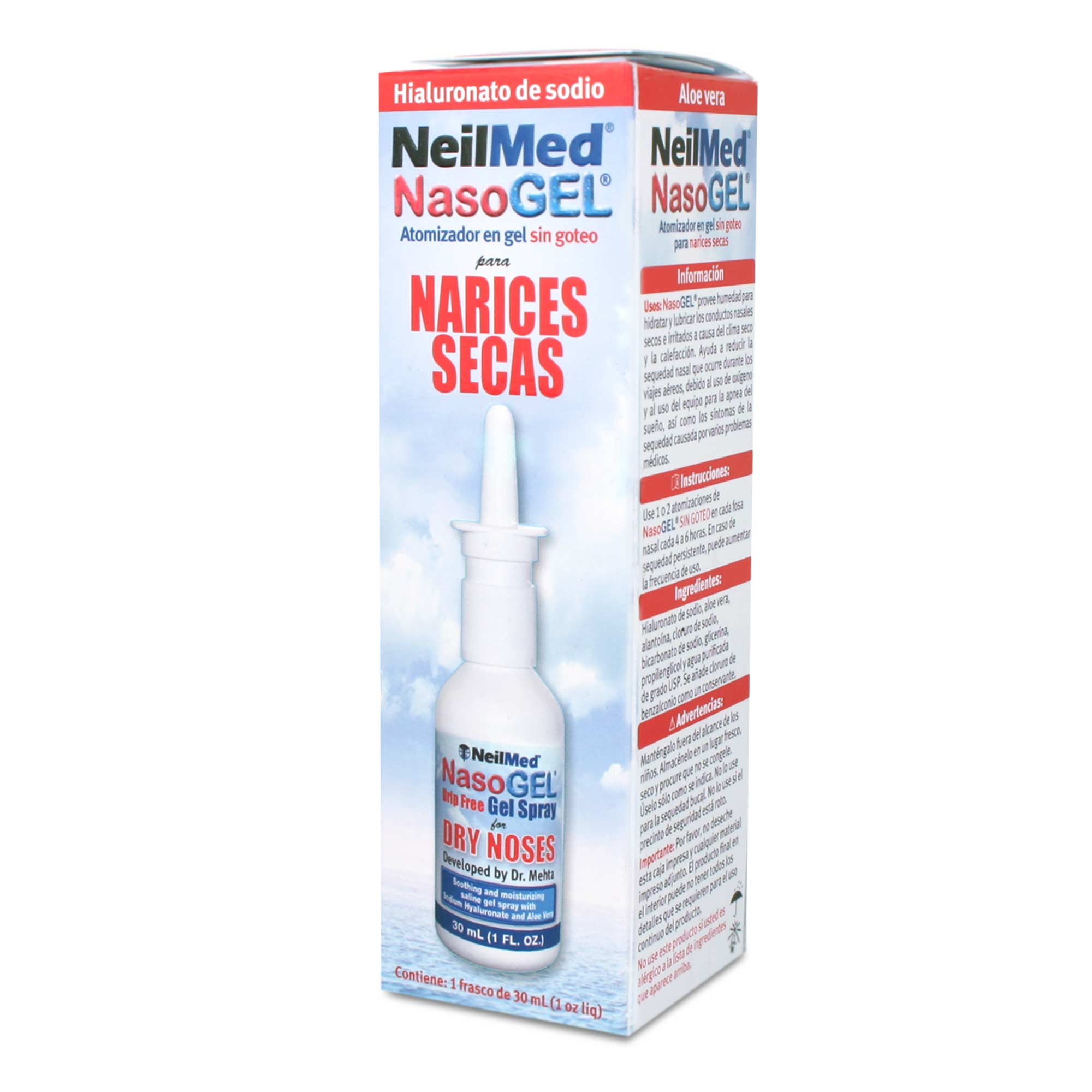 Nasogel Aloe Vera Spray Nasal 30 mL
