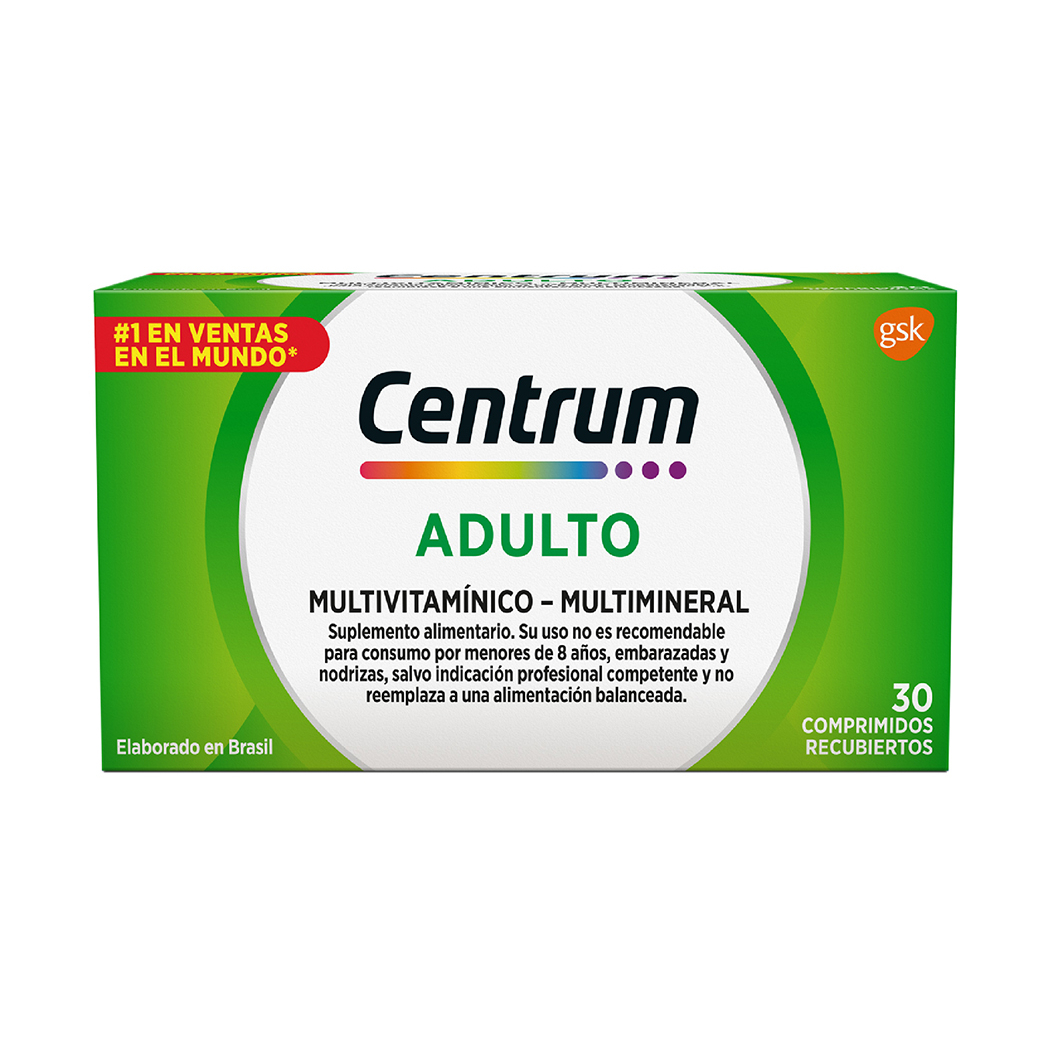 Centrum Multivitaminico / Multimineral 30 Comprimidos Recubiertos