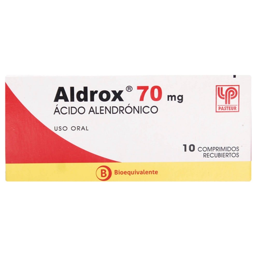 Aldrox Ácido Alendrónico 70 mg 10 Comprimidos Recubiertos