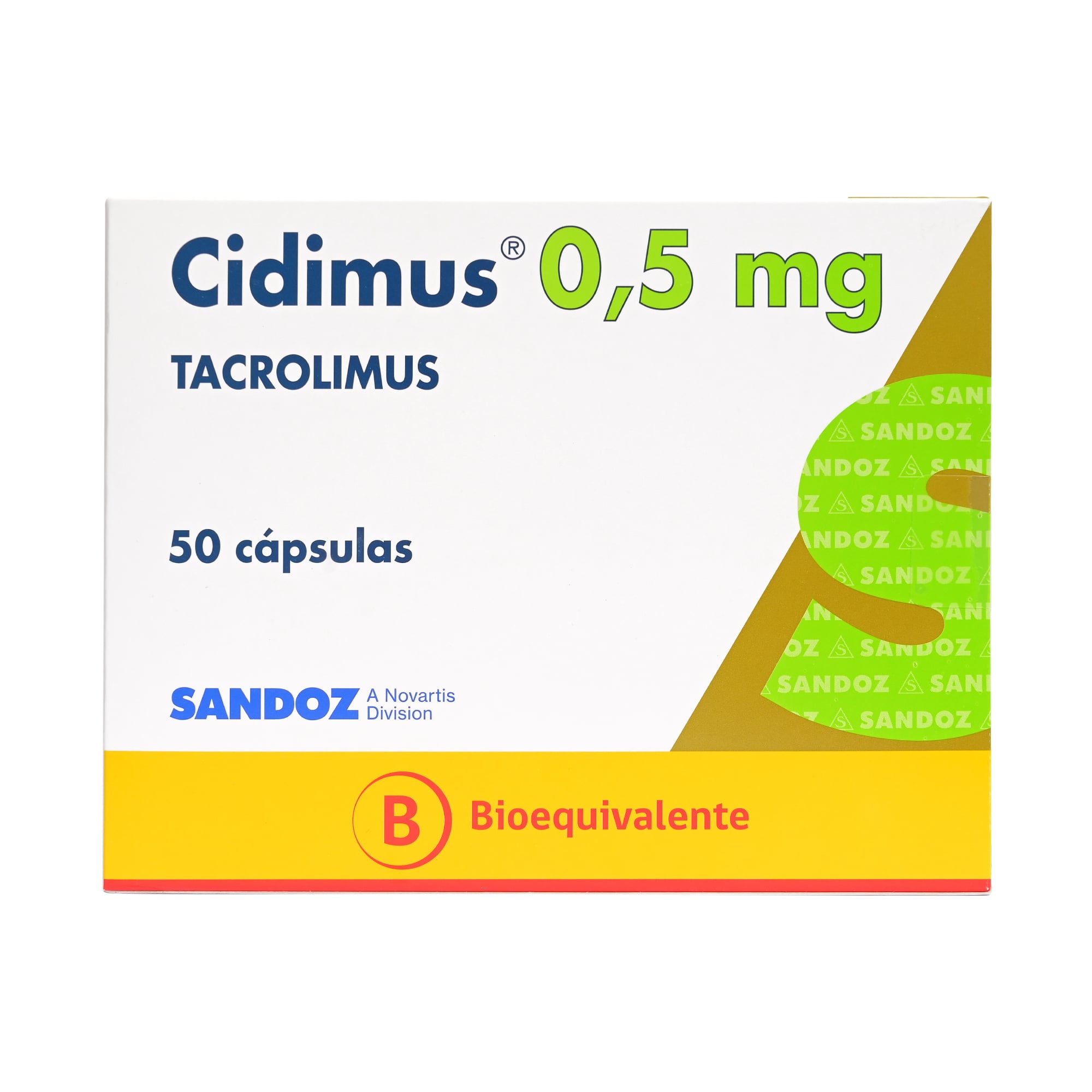 CIDIMUS CÁPSULAS 2 mg (TACRÓLIMUS)