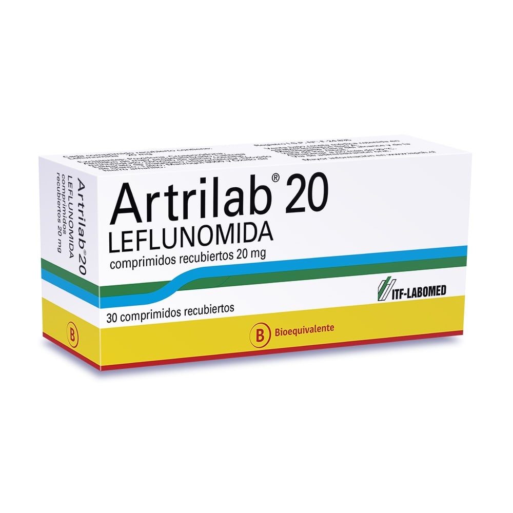 ARTRILAB 20 COMPRIMIDOS RECUBIERTOS 20 mg (LEFLUNOMIDA)