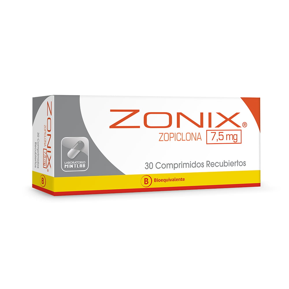 Zonix Zopiclona 7,5 mg 30 Comprimidos Recubiertos