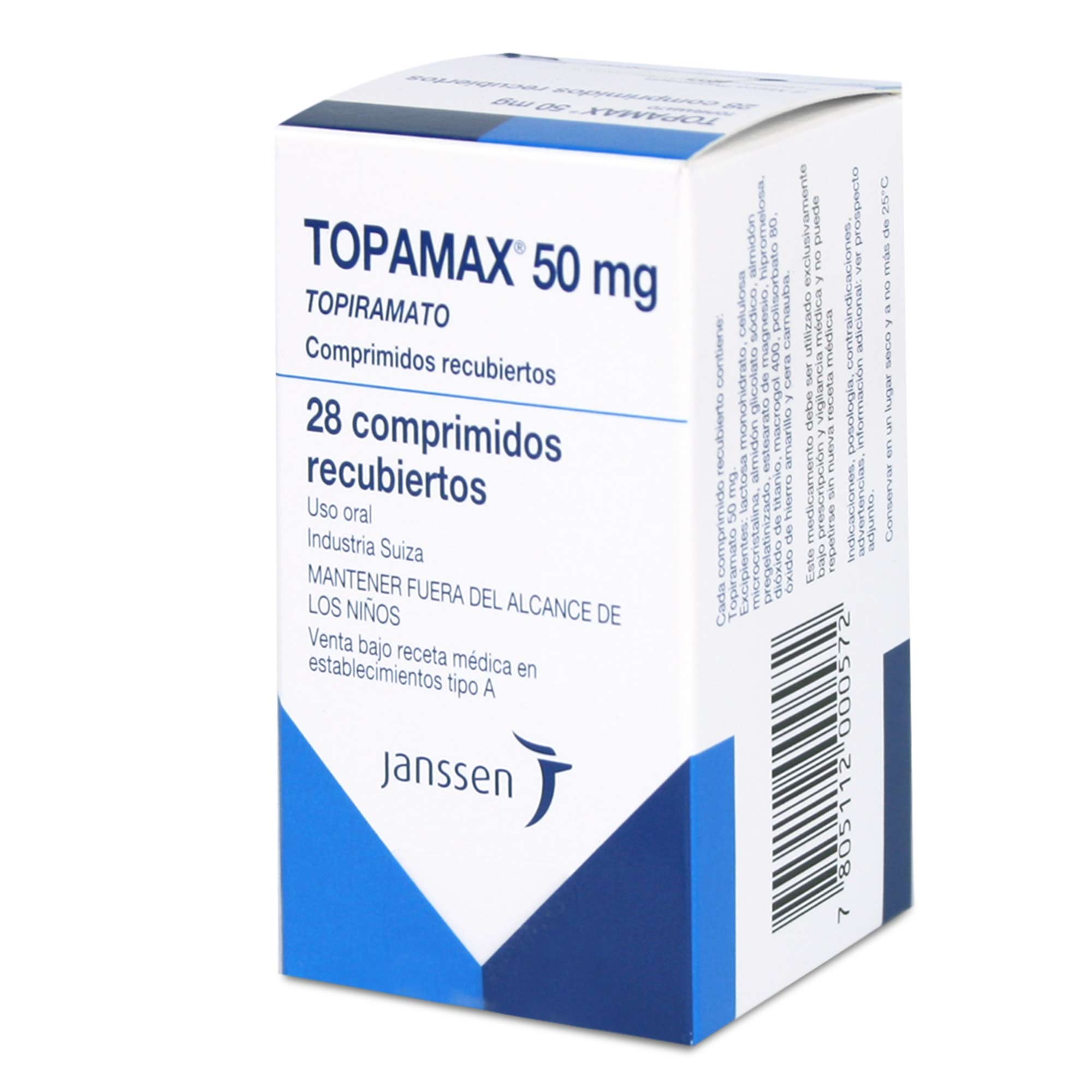 Topamax Topiramato 50 mg 28 Comprimidos