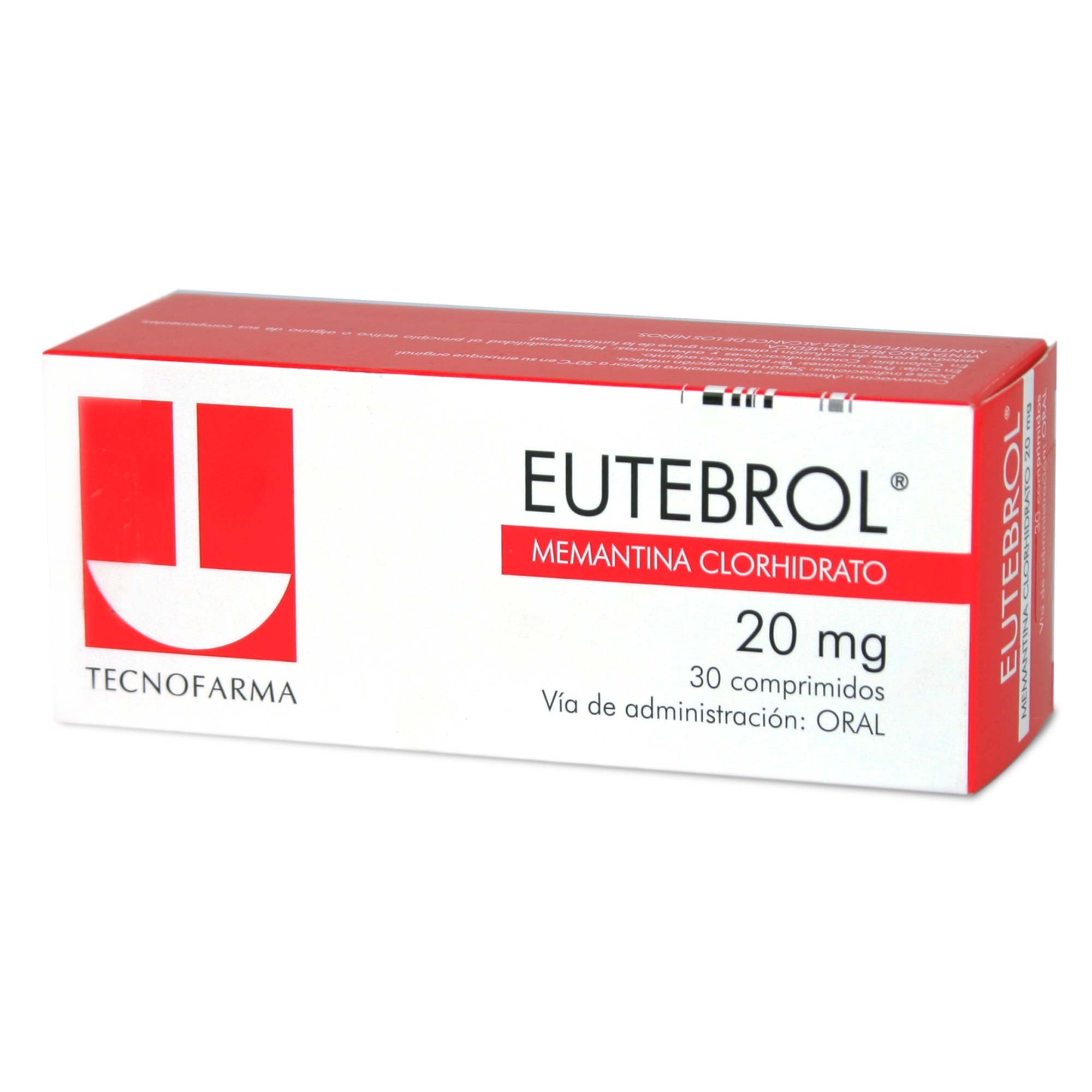 Eutebrol Memantina 20 mg 30 Comprimidos