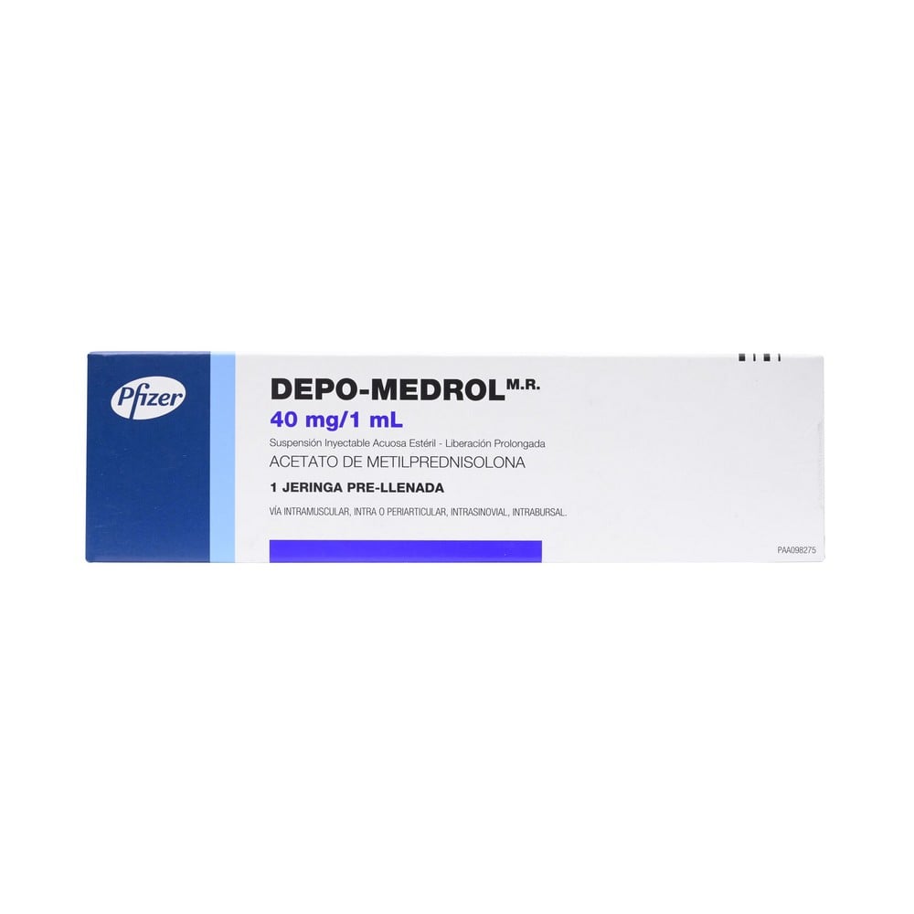 Depo-Medrol JP Metilprednisolona 40 mg 1 Jeringa