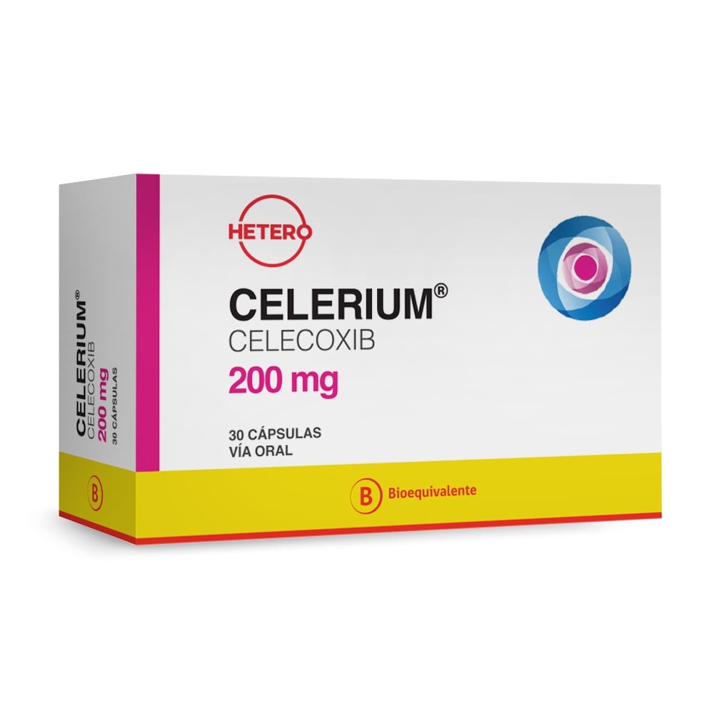 Celerium Celecoxib 200 mg 30 Cápsulas