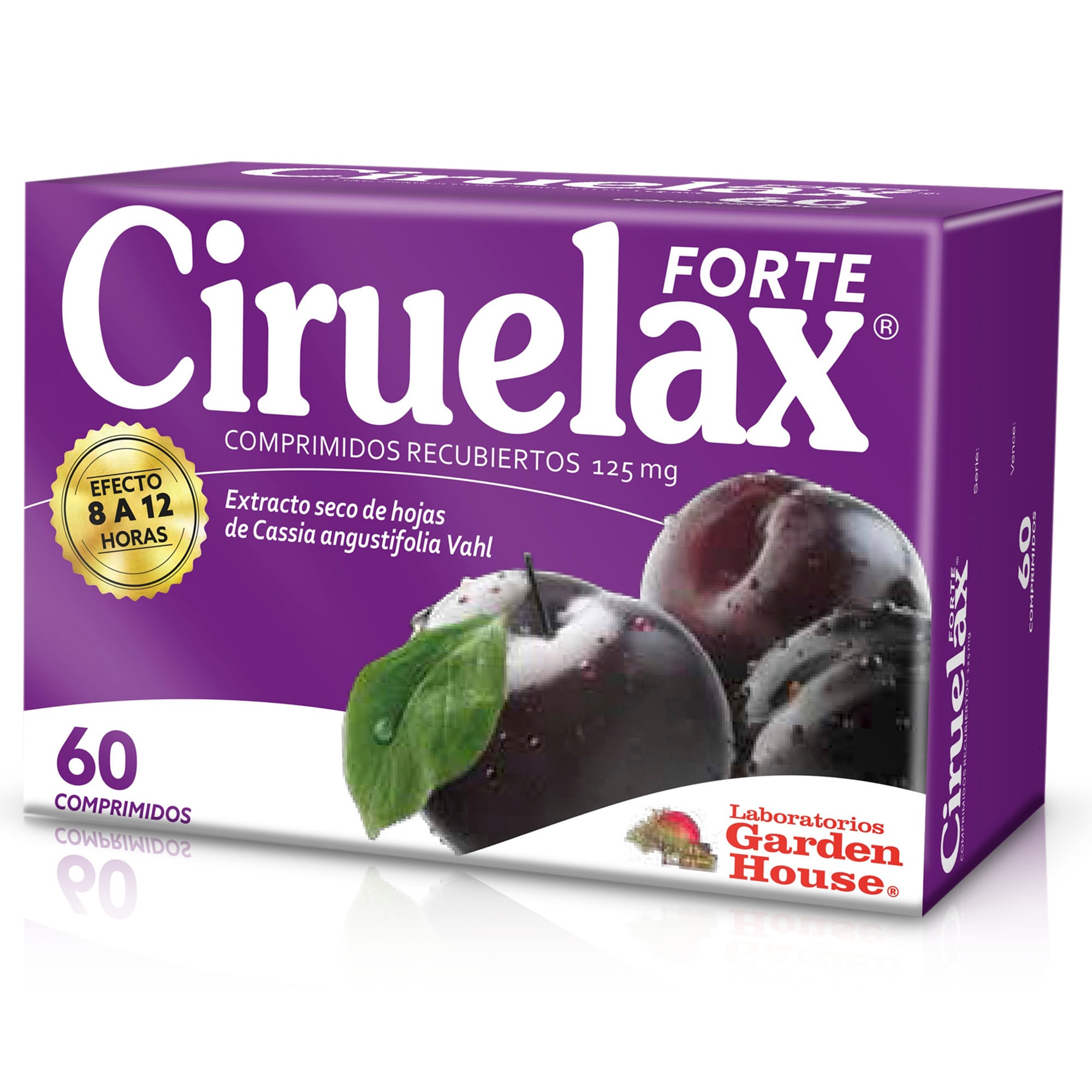 Ciruelax Forte Cassia Angustifolia (Extracto Seco) 125 mg 60 Comprimidos