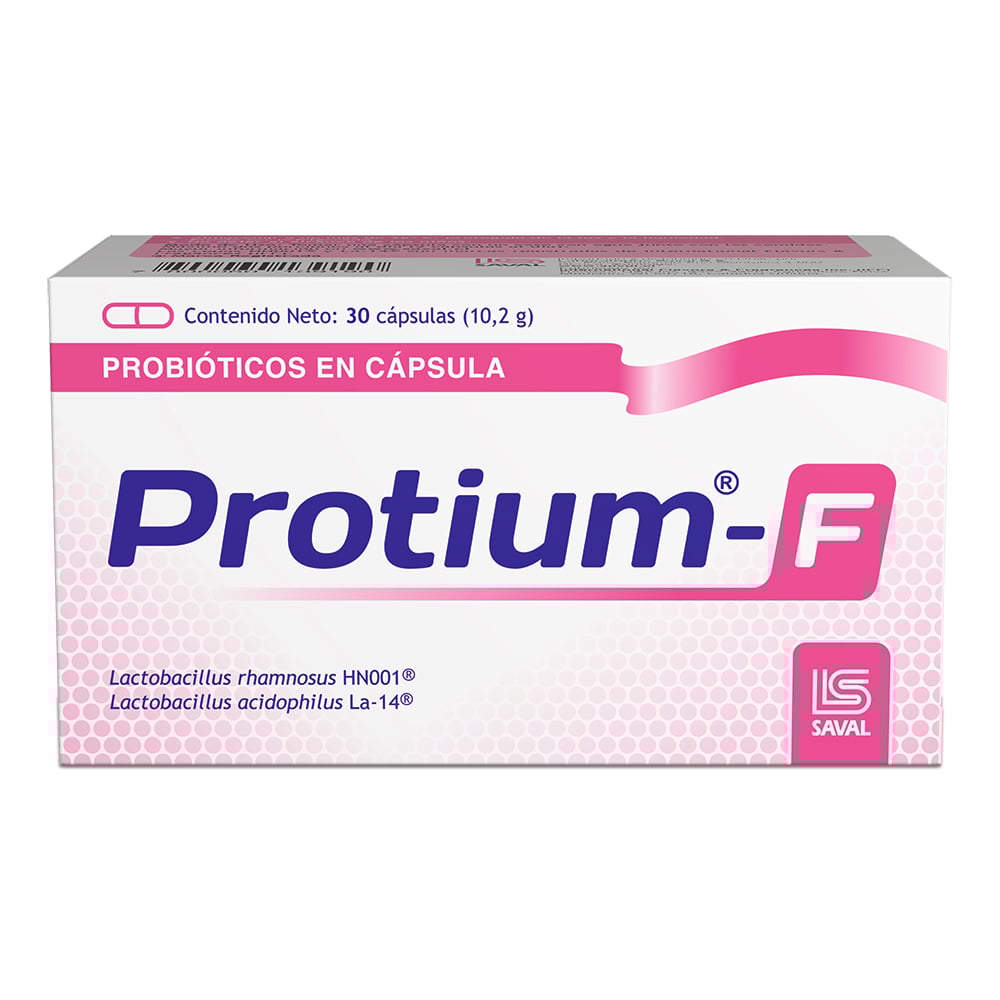 Protium-F Probiotico Lactobacillus Acidophilus 30 Cápsulas