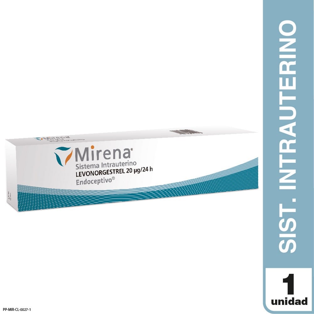 Mirena Diu Levonorgestrel 20 mcg / 24 hrs 1 Dispositivo Intra Uterino