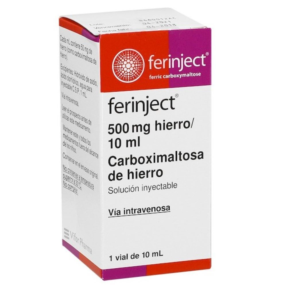 Ferinject Ampolla Solucion Inyectable Intravenosa 500mg/10mL