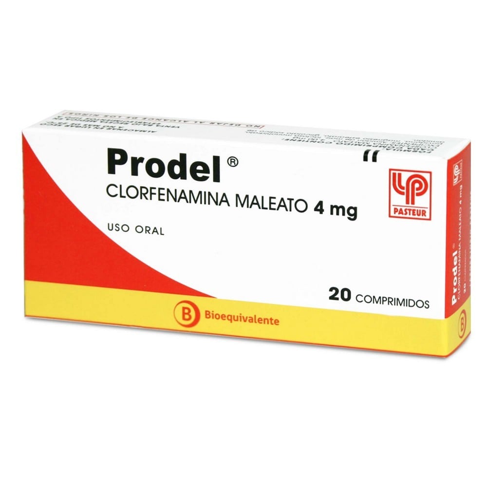 PRODEL JARABE 2 mg/5 mL (CLORFENAMINA)