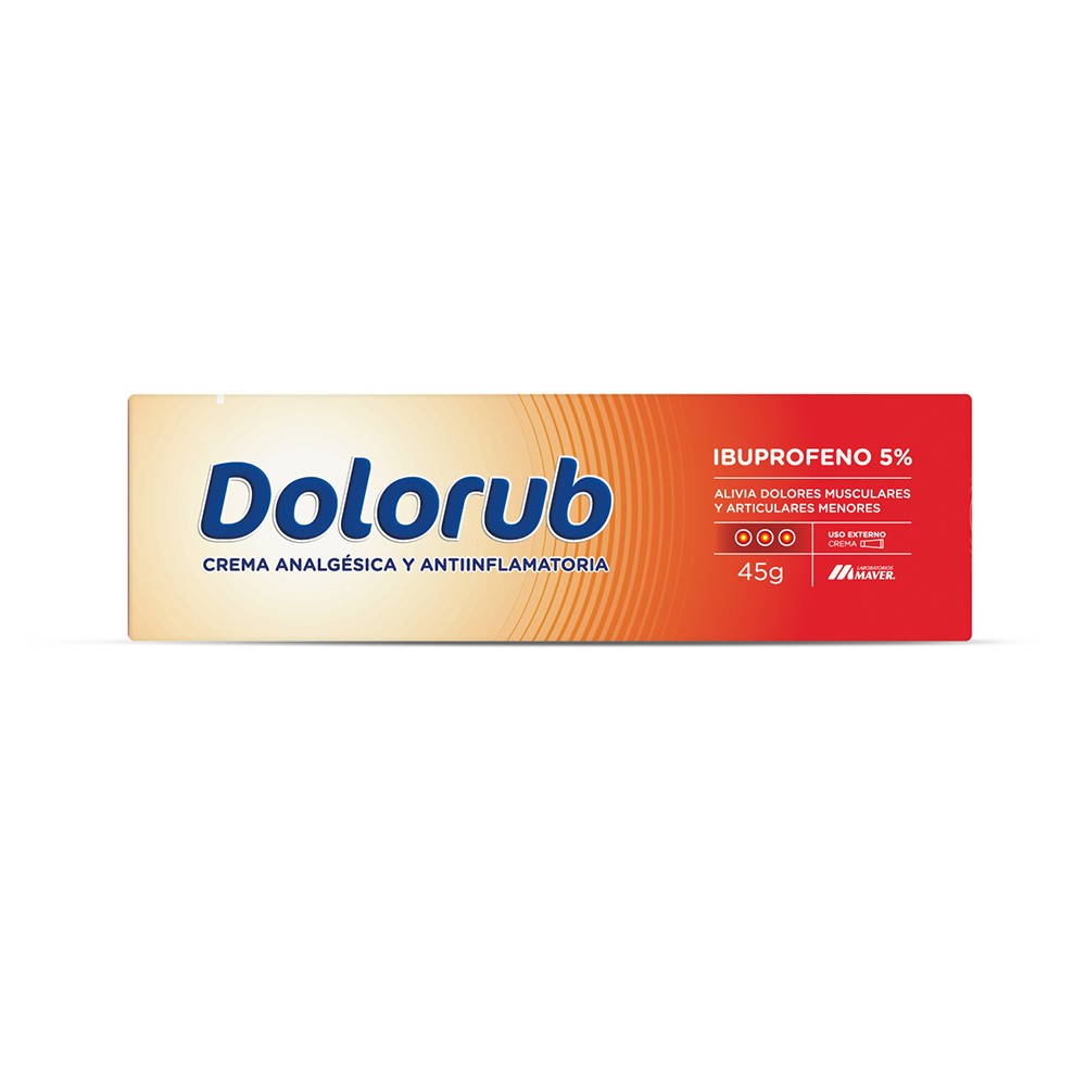 Dolorub Analgesica-Antiinflamatoria Ibuprofeno 5% Crema Tópica 45 gr