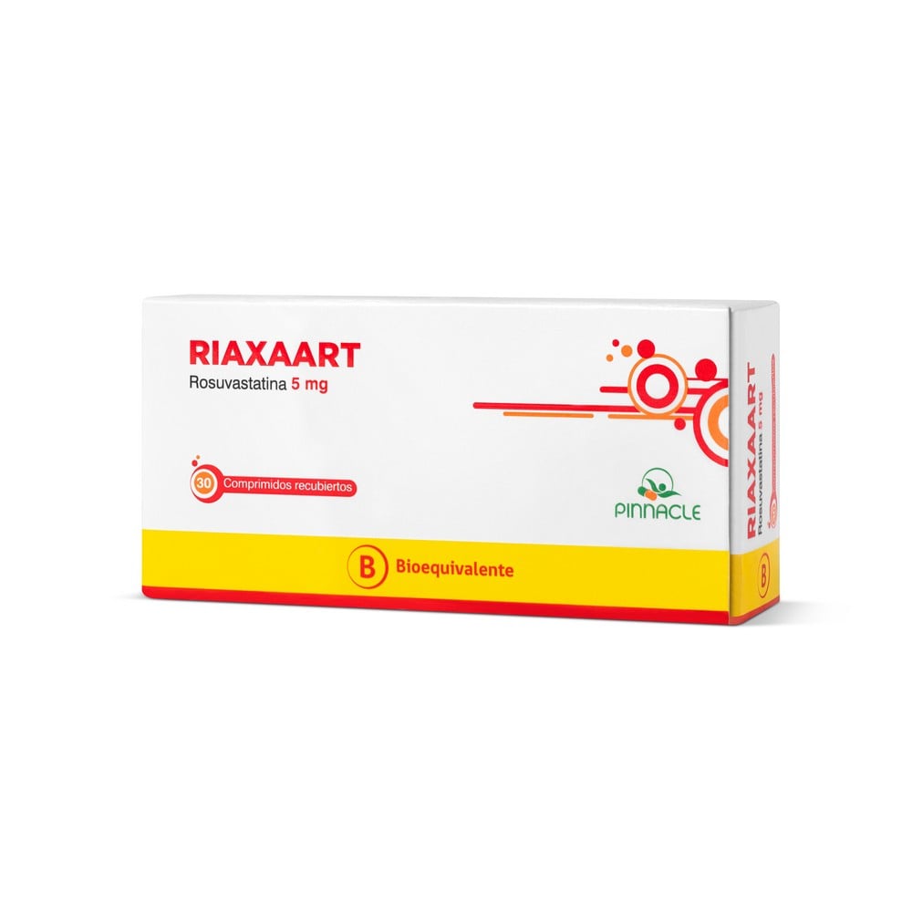 RIAXAART COMPRIMIDOS RECUBIERTOS 5 mg