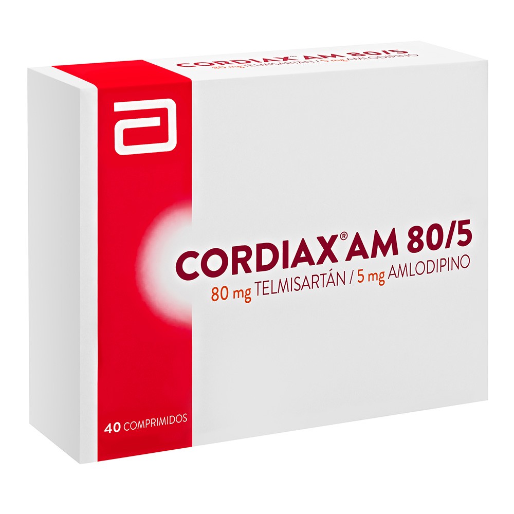 Cordiax AM (80 / 5 mg) 40 Comprimidos