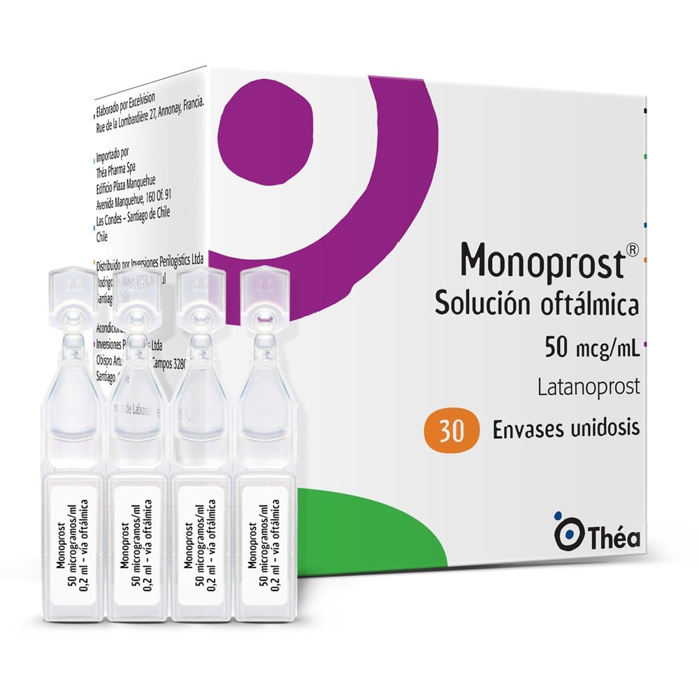 MONOPROST SOLUCIÓN OFTÁLMICA 50 mcg/mL (LATANOPROST)