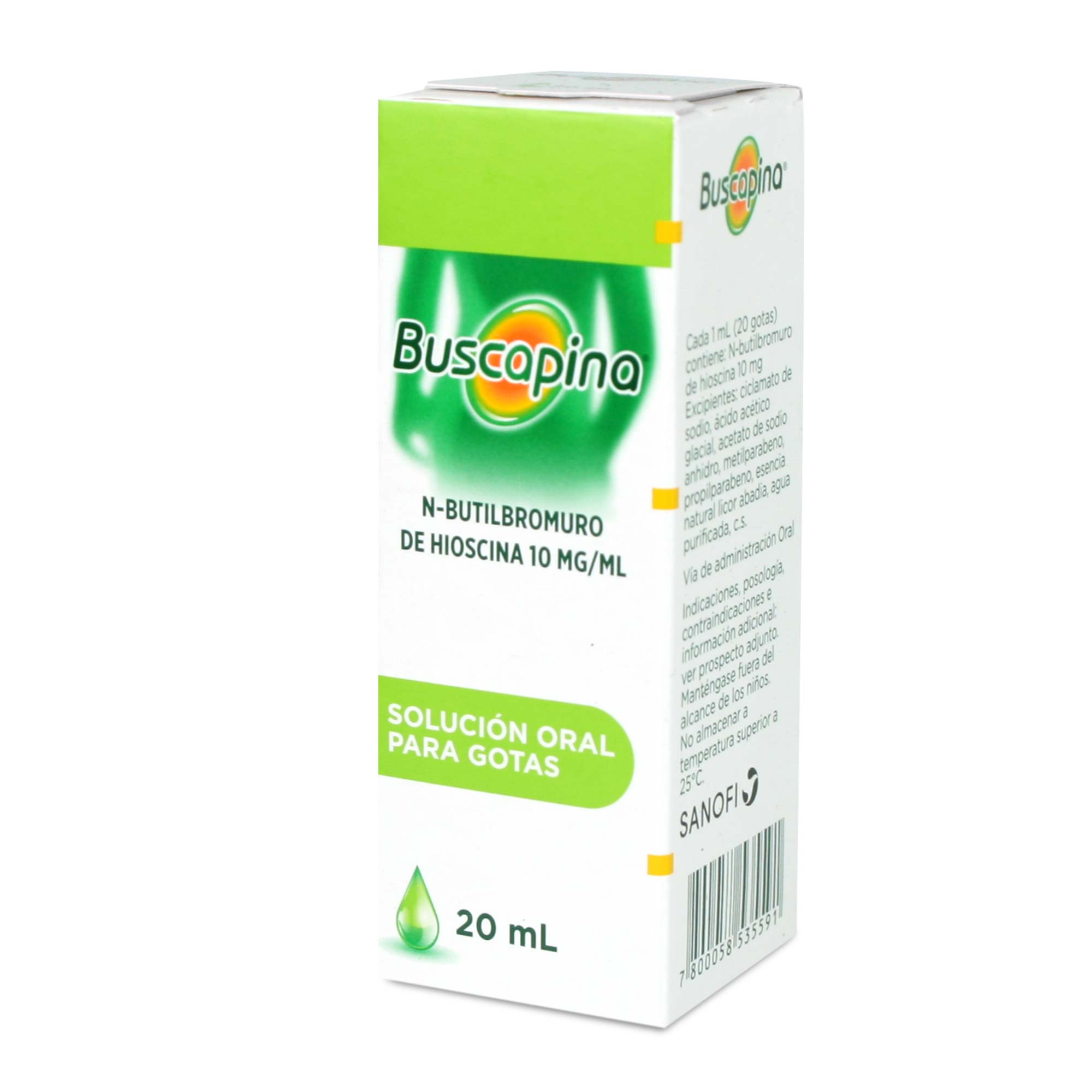 Buscapina Escopolamina 10 mg Gotas 20 mL