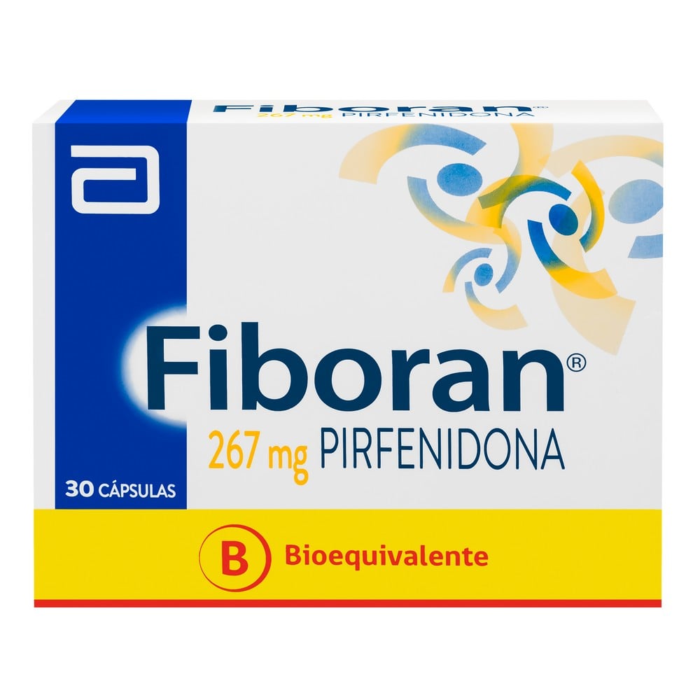 Fiboran Adulto Pirfenidona 267 mg 30 Cápsulas