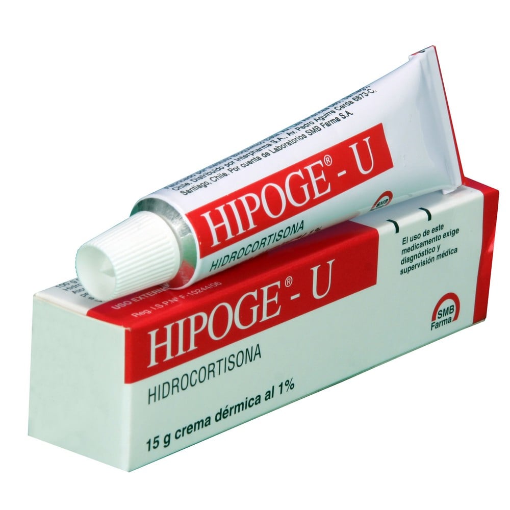 Hipoge-U Hidrocortisona 1% Crema Dérmica 15 gr