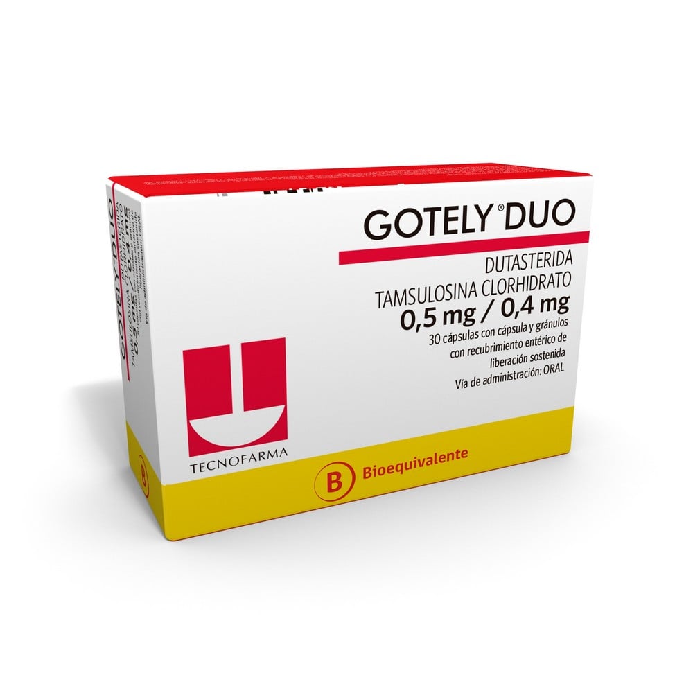 Gotely Duo Dutasterida 0,5 mg 30 Cápsulas Liberación Sostenida
