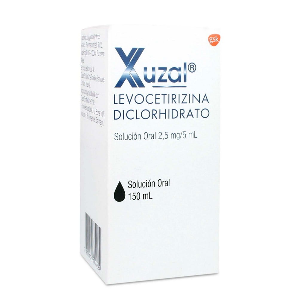 Xuzal Levocetirizina 2,5 mg/5mL Solución Oral 5 mL
