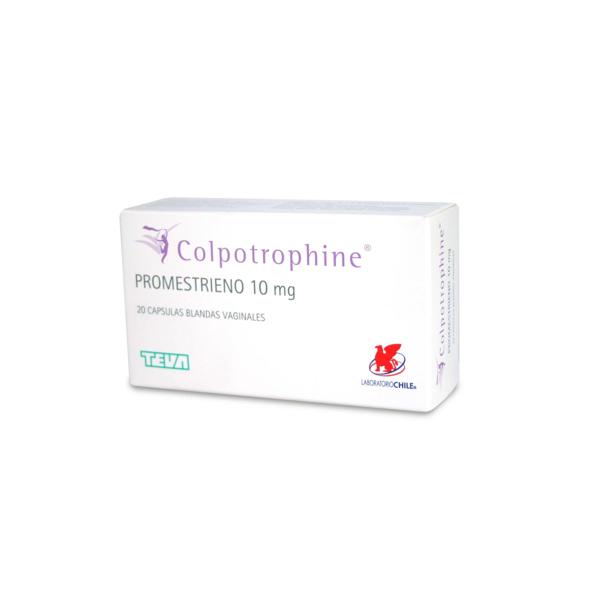 Colpotrophine Promestrieno 10 mg 20 Cápsulas Blandas Vaginales