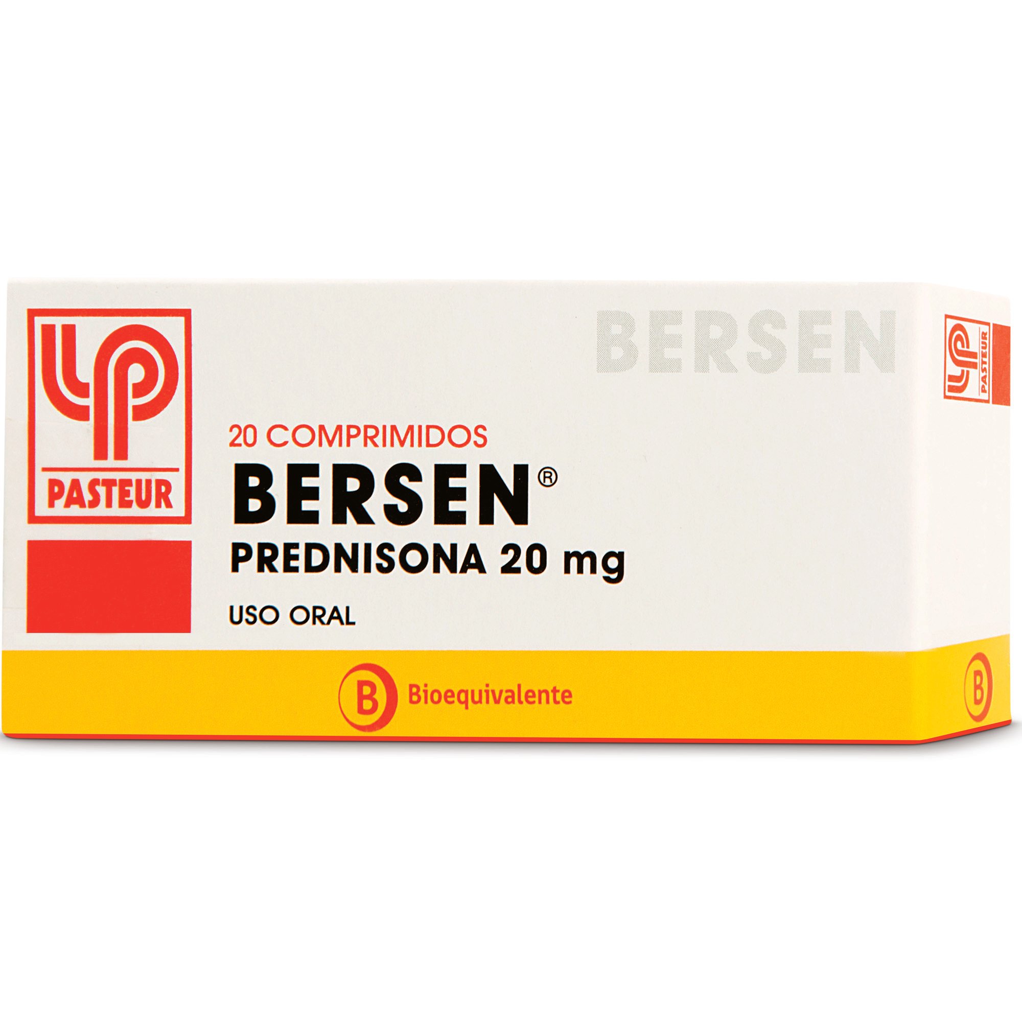 Bersen Prednisona 20 mg 20 Comprimidos