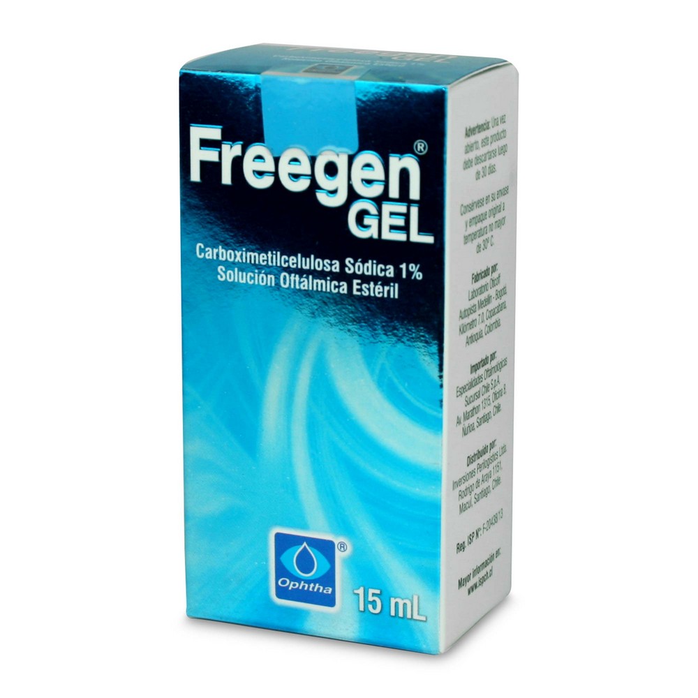 Freegen Carboximetilcelulosa 1% Solución Oftálmica 15 mL