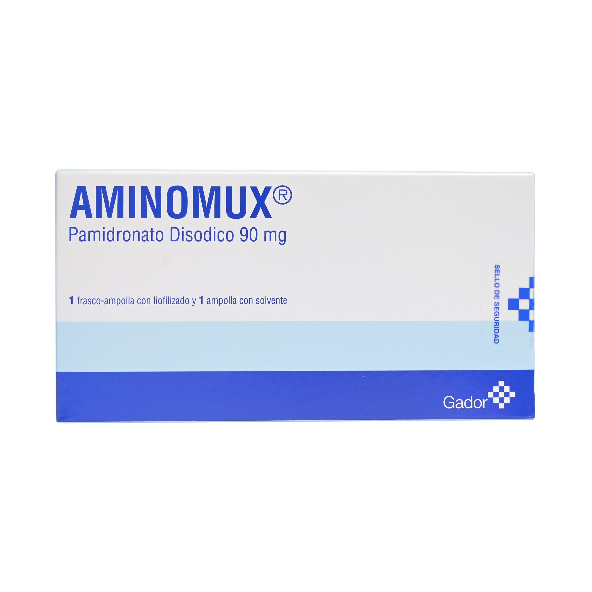 AMINOMUX 90 LIOFILIZADO PARA INFUSIÓN INTRAVENOSA 90 mg, CON SOLVENTE