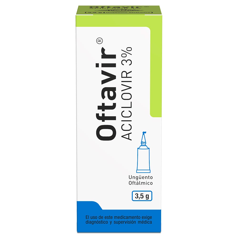 Oftavir Aciclovir 3% Unguento Oftalmico 4 gr