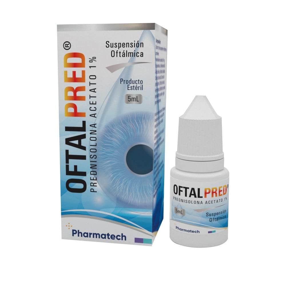 Oftalpred Suspension Oftalmica Prednisolona Acetato 1% Sml