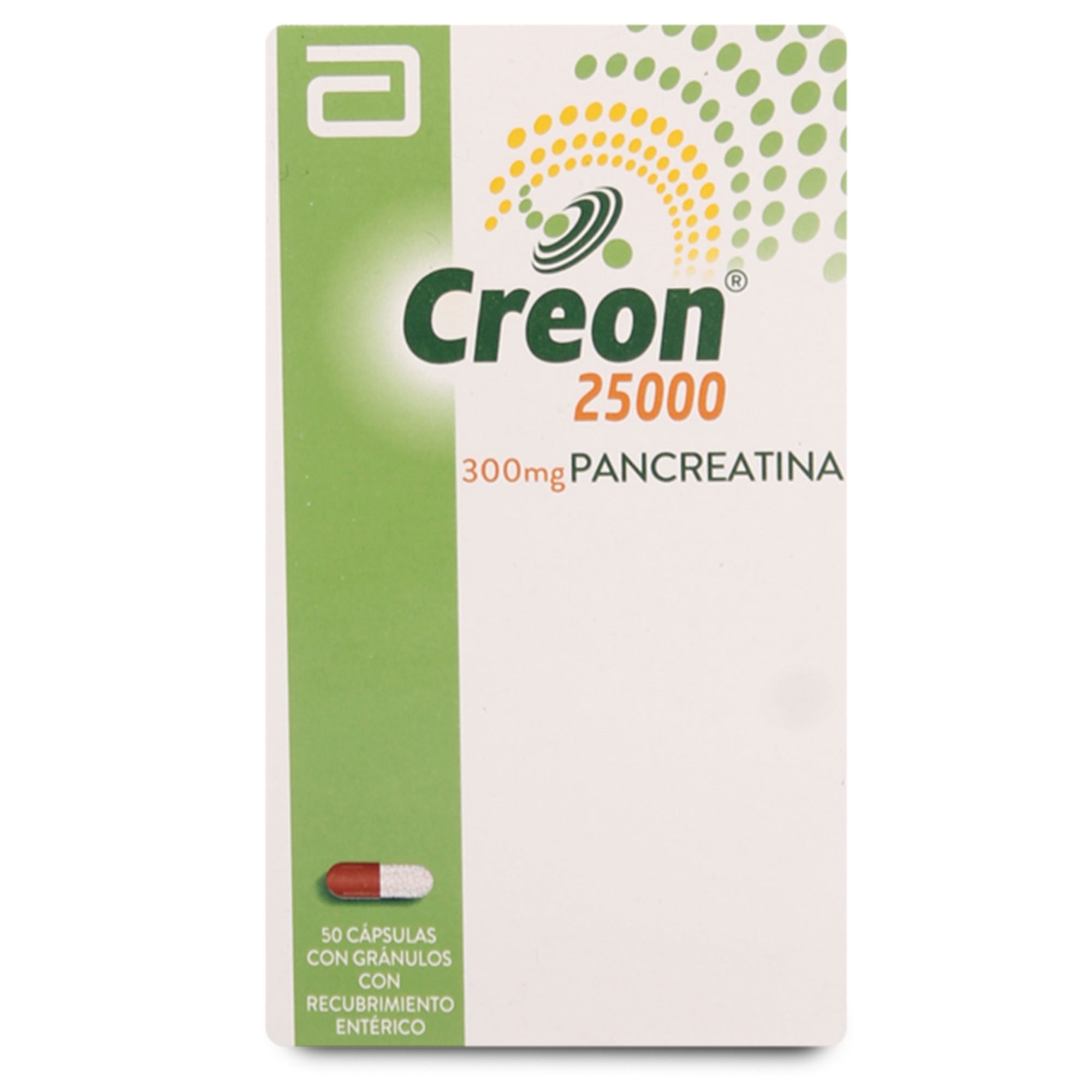Creon 25000 Pancreatina 300 mg 50 Cápsulas