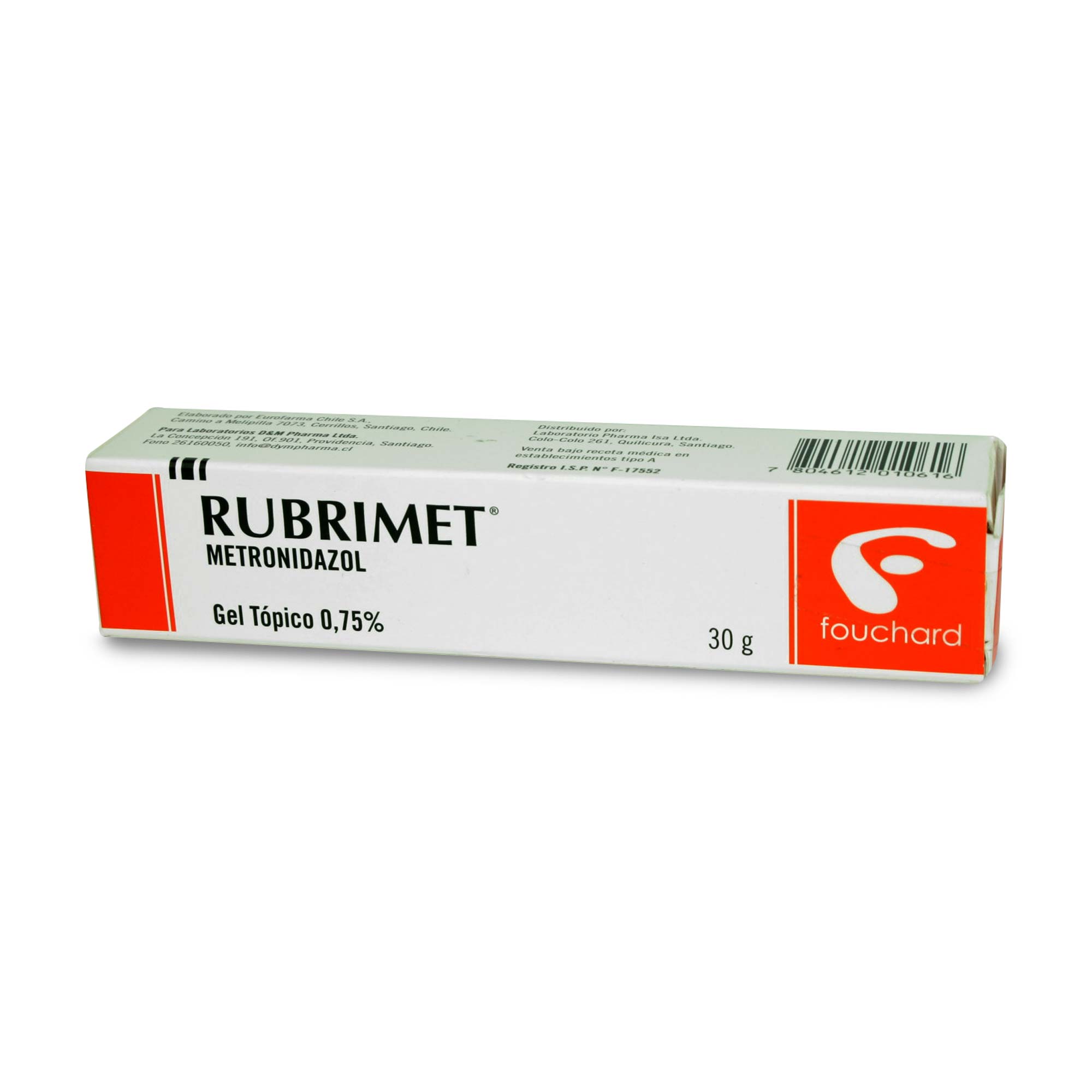 Rubrimet Metronidazol 0,75% Gel Tópico 30 gr