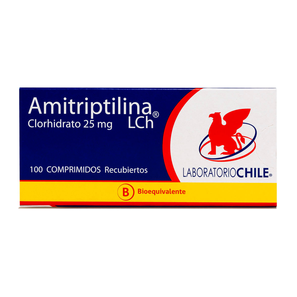 Amitriptilina 25 mg 100 comprimidos recubiertos