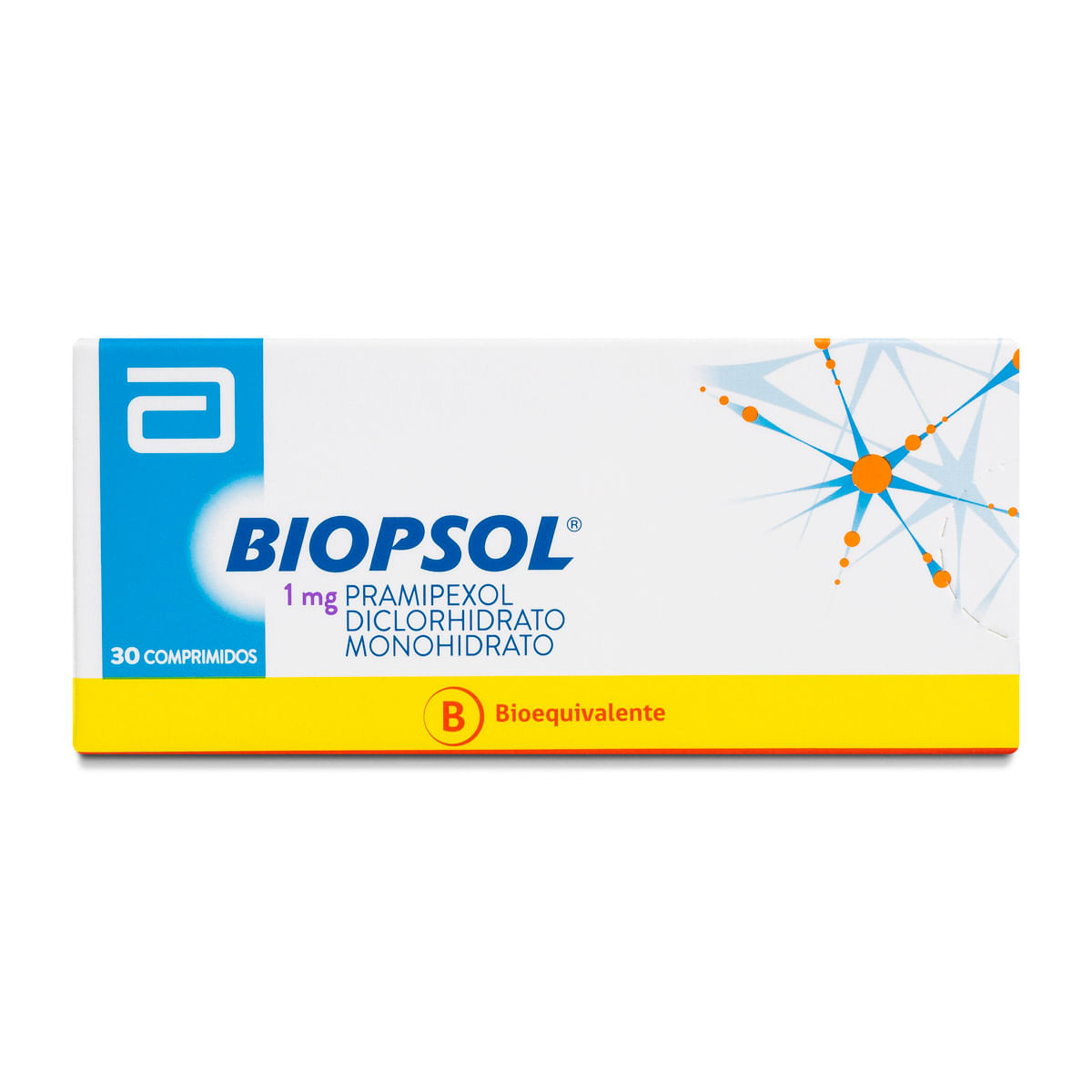 Biopsol pramipexol 1 mg 30 comprimidos