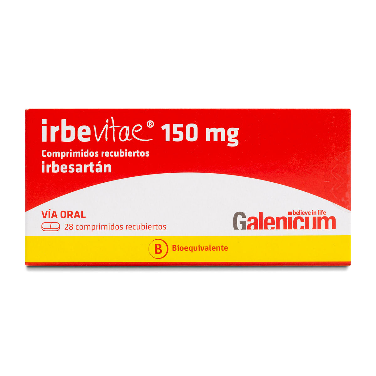 Irbevitae irbesartán 150 mg 28 comprimidos