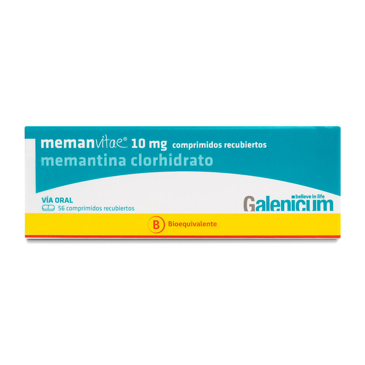 MEMANVITAE COMPRIMIDOS RECUBIERTOS 10 mg (MEMANTINA CLORHIDRATO)