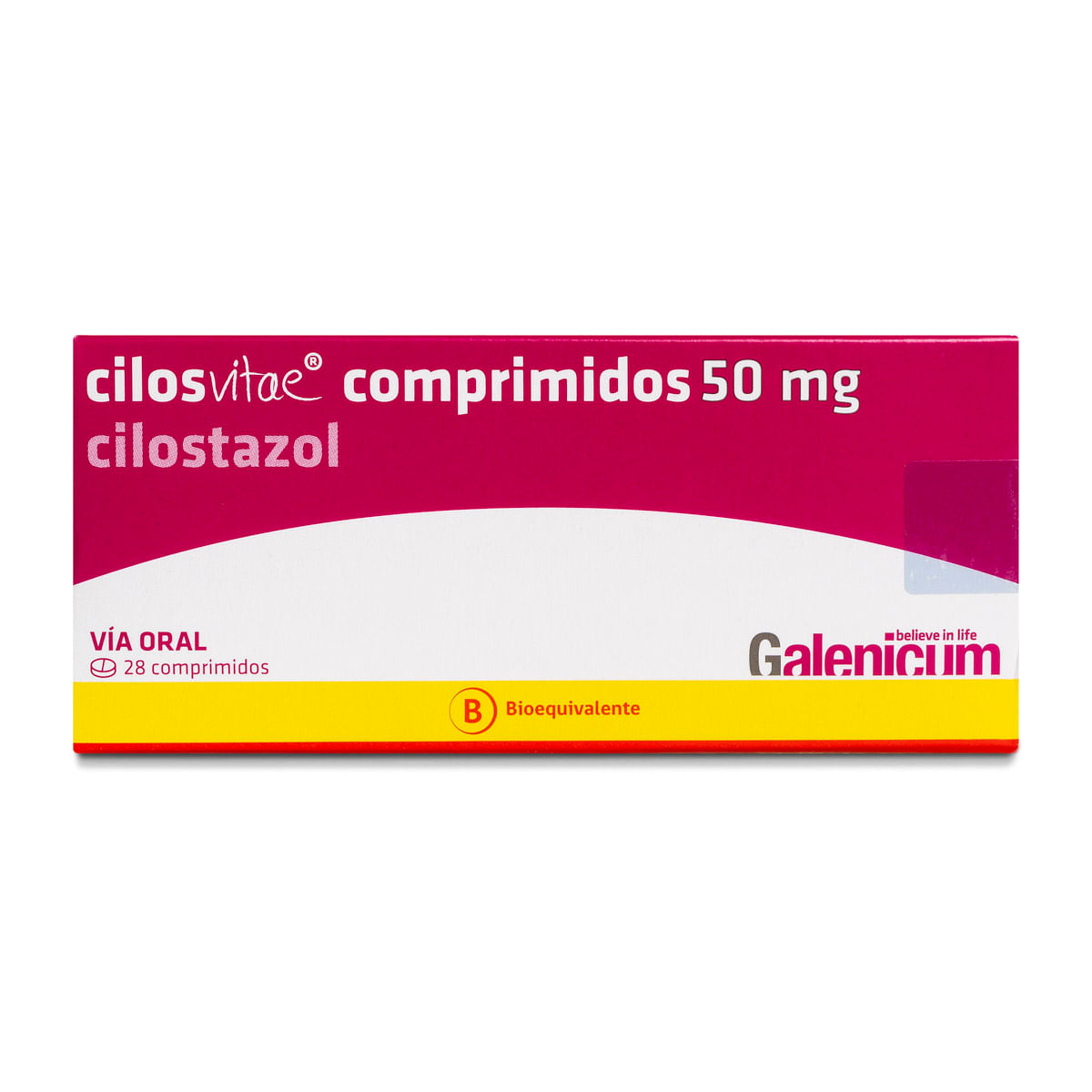 Cilosvitae cilostazol 50 mg 28 comprimidos