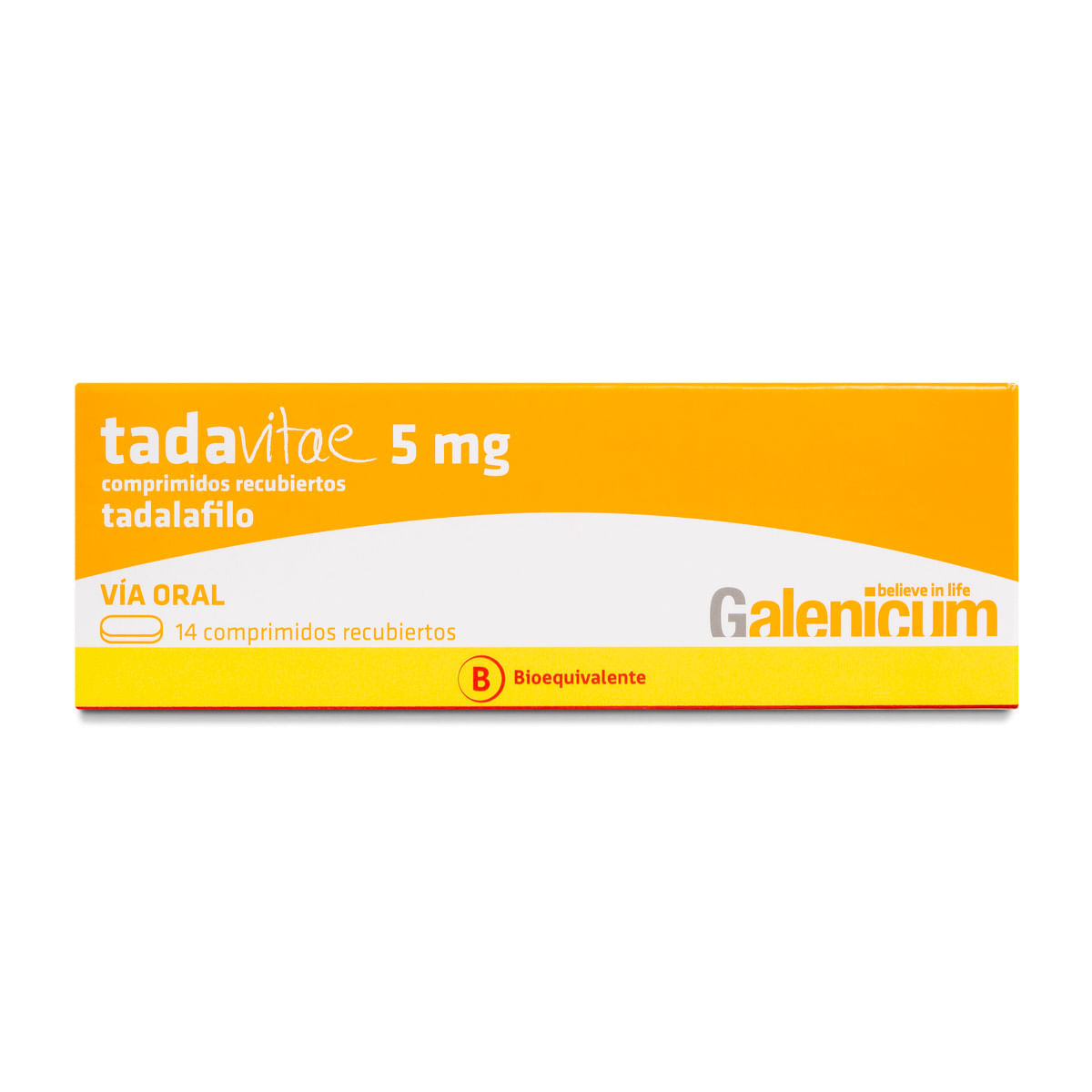 Tadavitae tadalafilo 5 mg 14 comprimidos recubiertos
