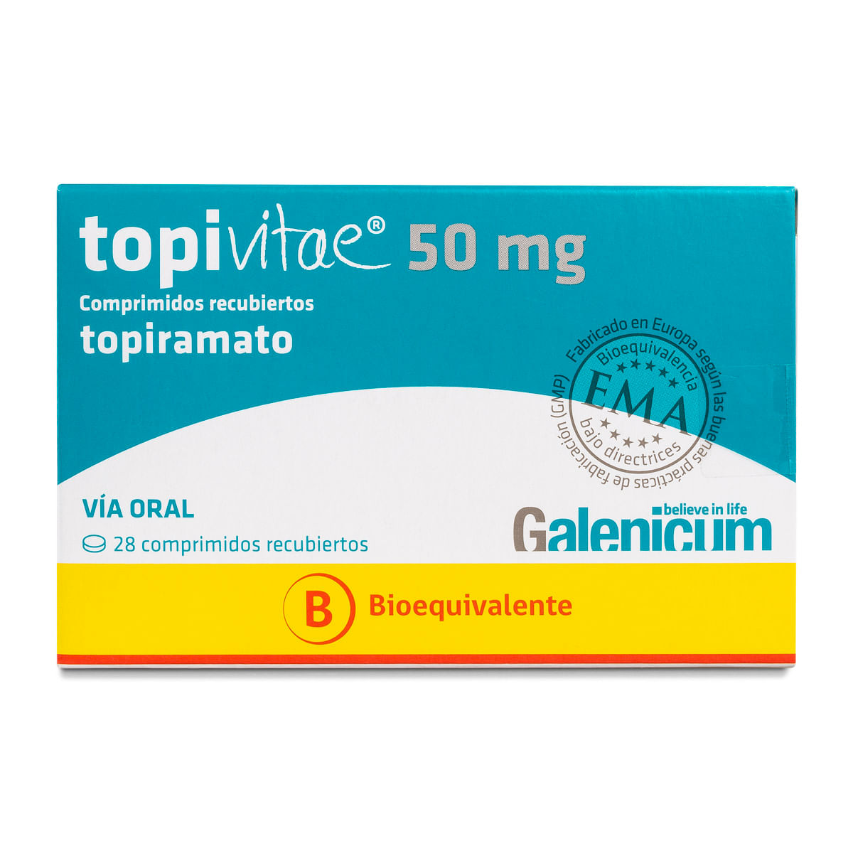 TOPIVITAE COMPRIMIDOS RECUBIERTOS 50 mg