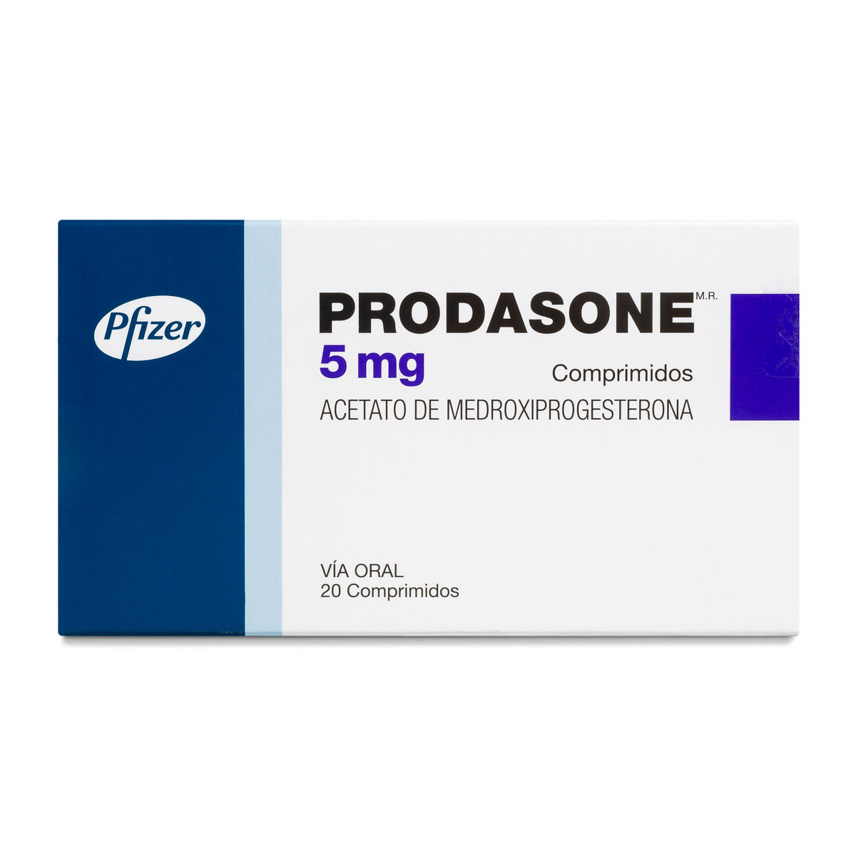 Prodasone medroxiprogesterona 5 mg 20 comprimidos