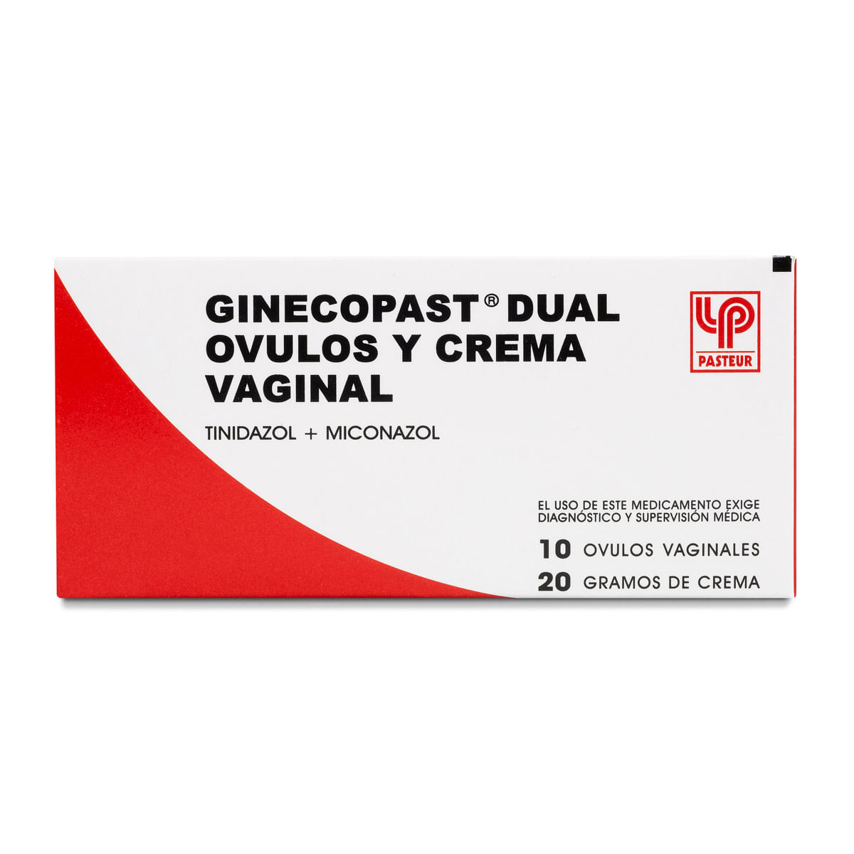 Ginecopast Dual Óvulos Y Crema Vaginal Miconazol 2 g