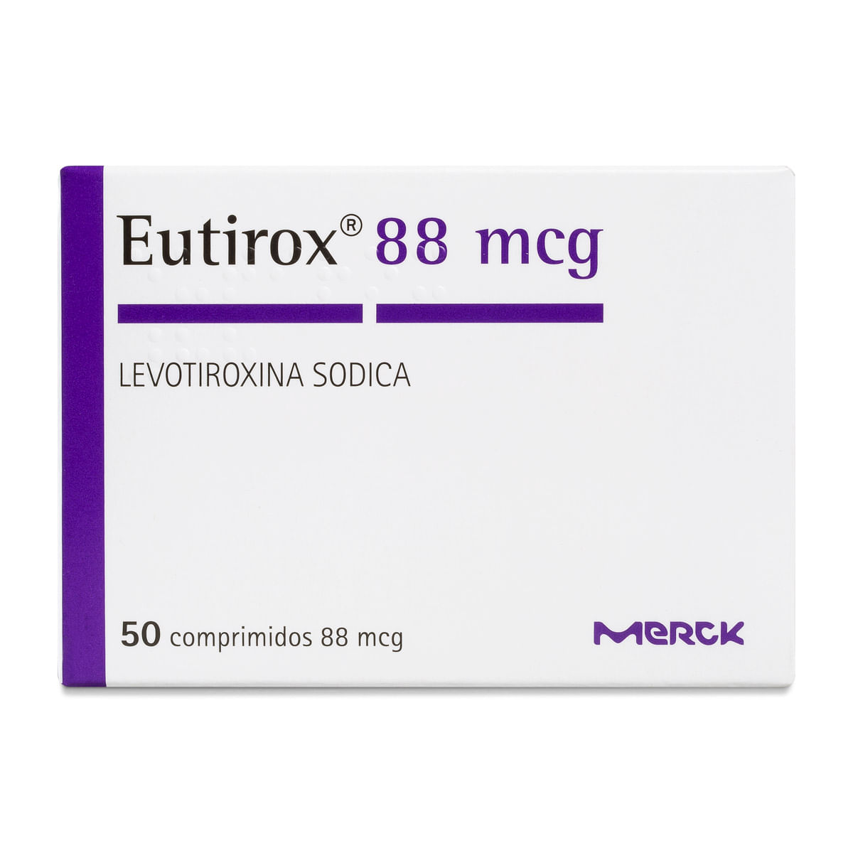 Eutirox levotiroxina 88 mcg 50 comprimidos