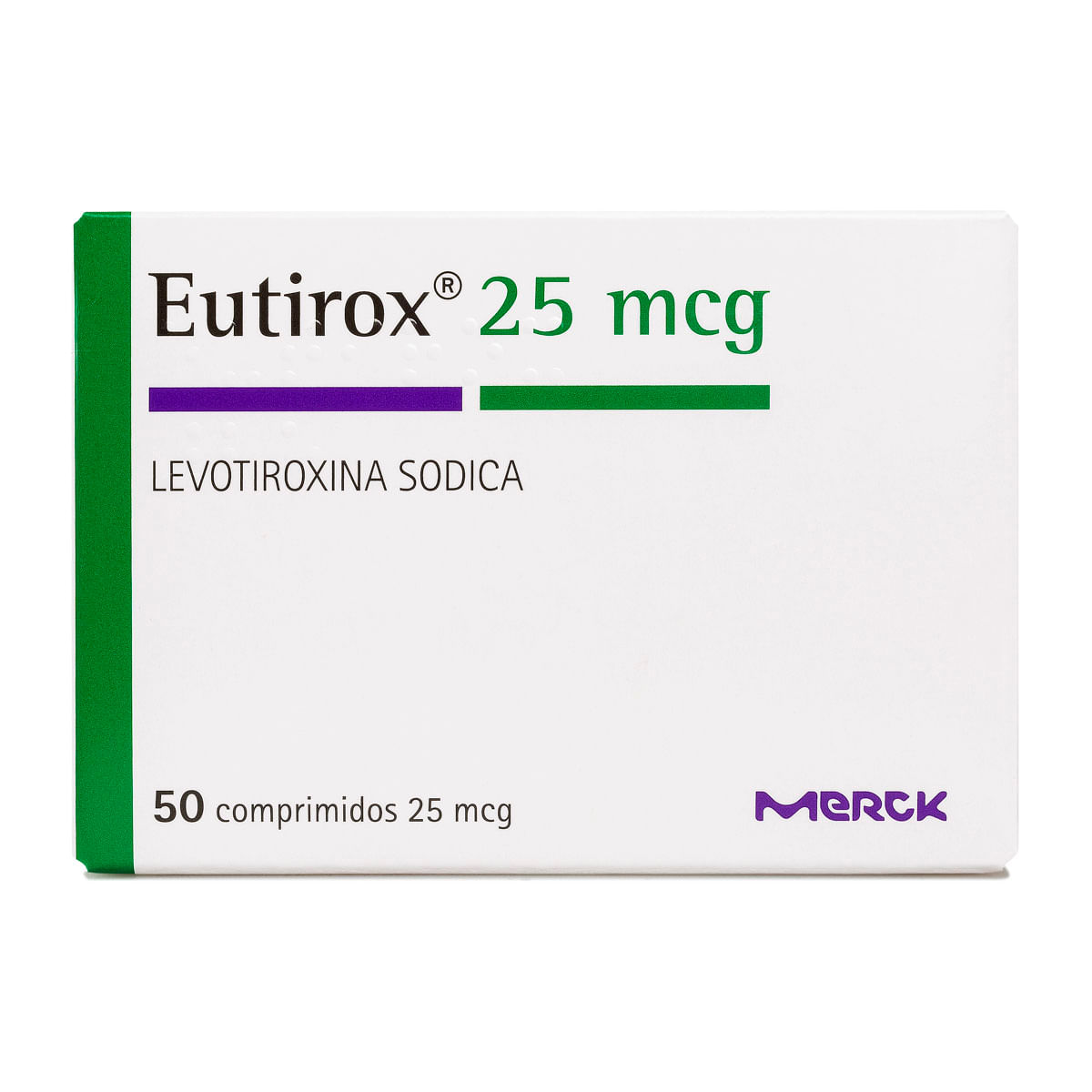 EUTIROX COMPRIMIDOS 25 mcg (LEVOTIROXINA SÓDICA)