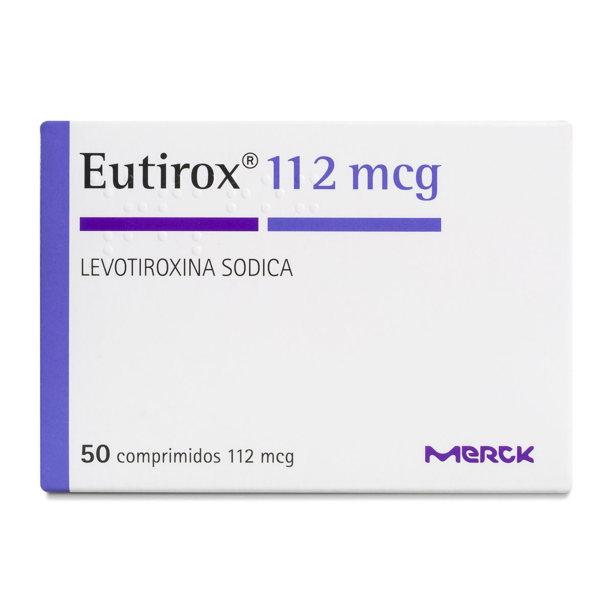 Eutirox levotiroxina 112 mcg 50 comprimidos