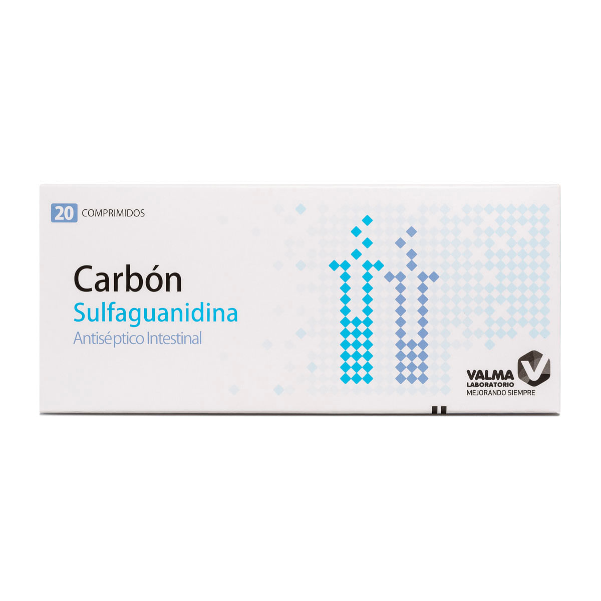 Carbon Sulfaguanidina 127 mg