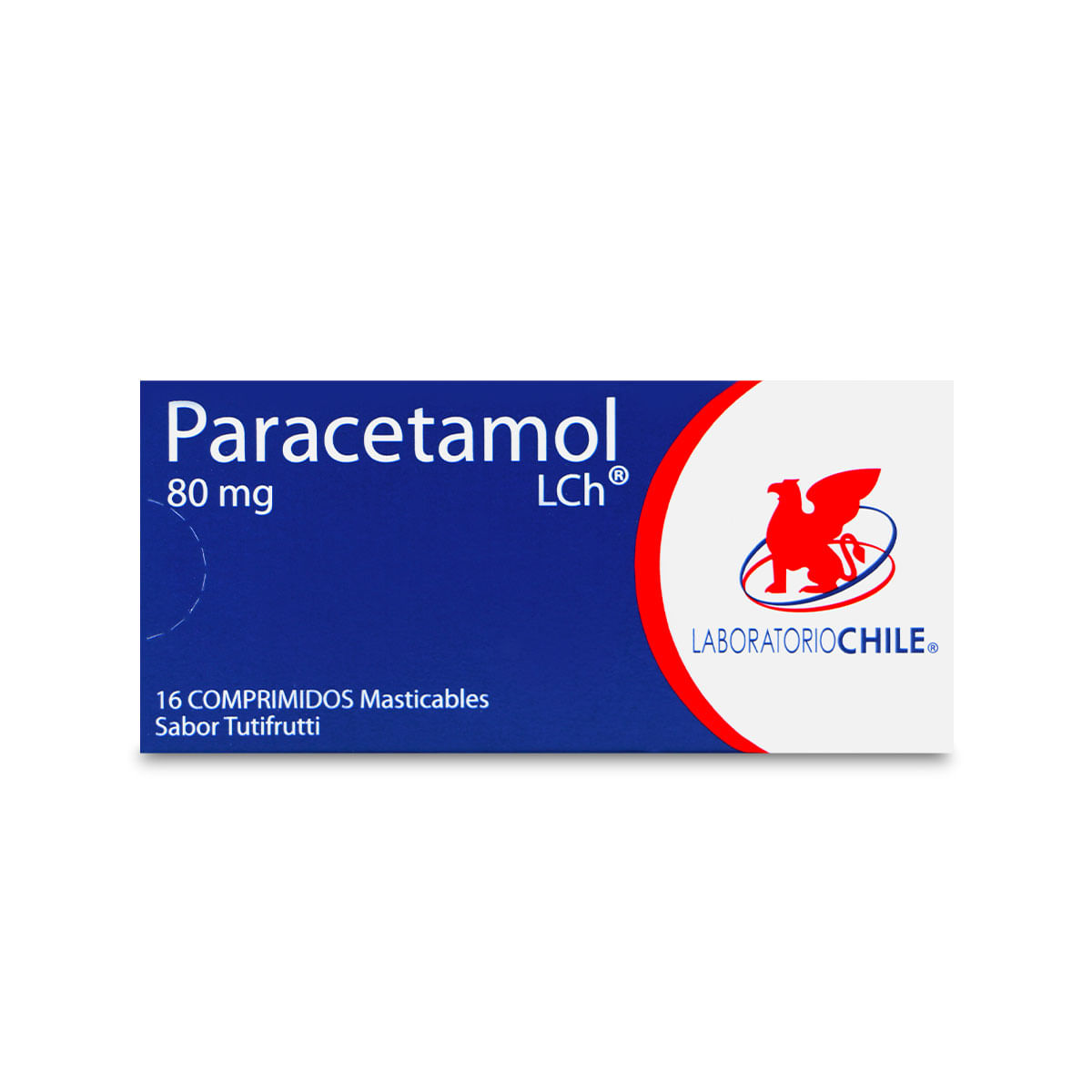 Paracetamol 80 mg 16 comprimidos masticables