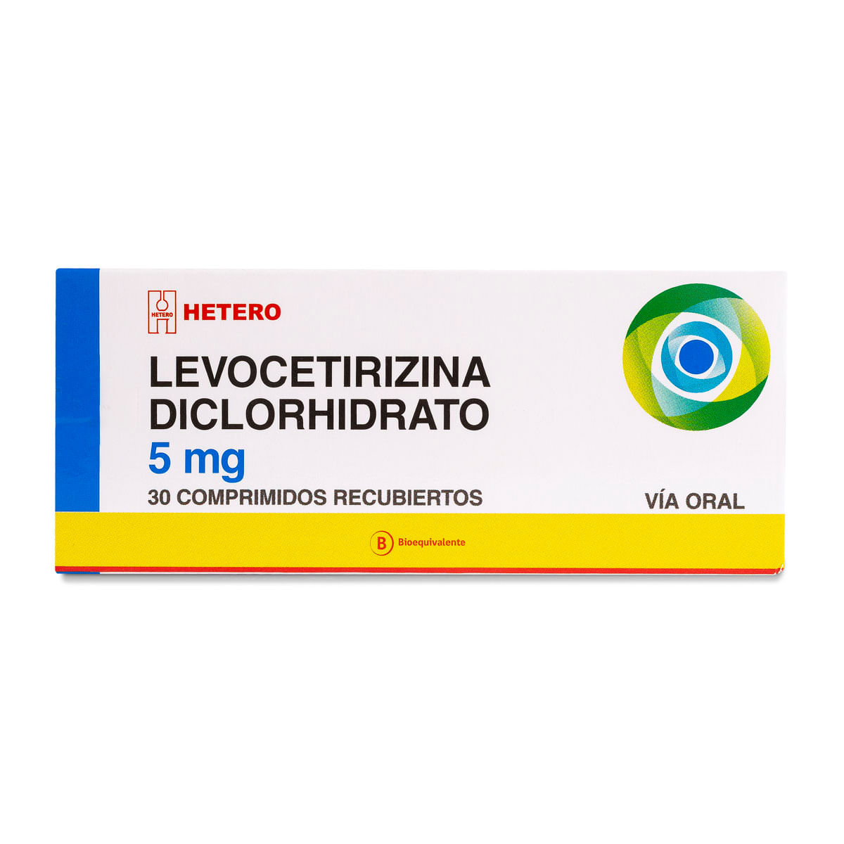 LEVOCETIRIZINA DICLORHIDRATO COMPRIMIDOS RECUBIERTOS 5 mg