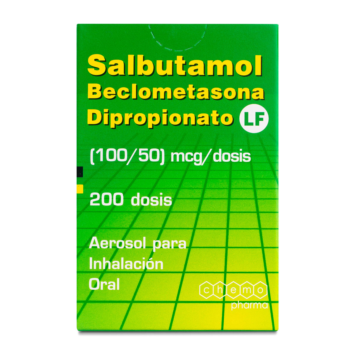 Salbutamol 100 mcg/dosis beclometasona 50 mcg/dosis aerosol para inhalación 200 dosis