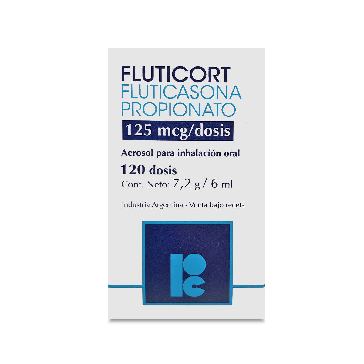 Fluticort fluticasona 125 mcg/dosis aerosol para inhalación 120 dosis
